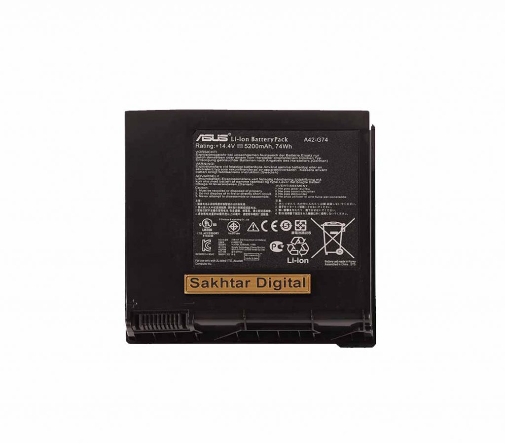 باتری اورجینال لپ تاپ ایسوس Battery Asus A42-G750