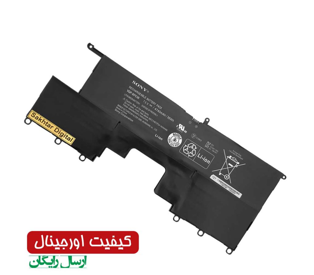 باتری اورجینال لپ تاپ سونی Battery Sony BPS38