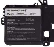 باتری اورجینال لپ تاپ دل Dell AlienWare 15 R1 R2 191YN