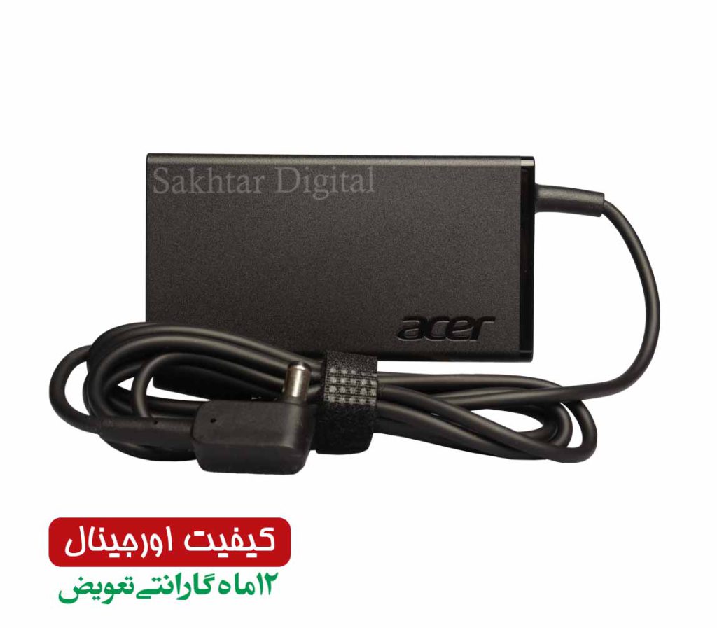 شارژر اورجینال لپ تاپ ایسر Acer 19V 3.42A Pin 5.5*1.7mm