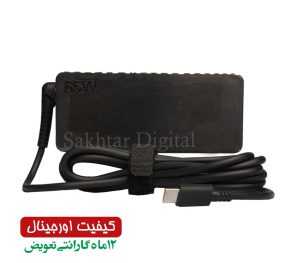 شارژر اورجینال لپ تاپ لنوو Lenovo 20V 3.25A Type C
