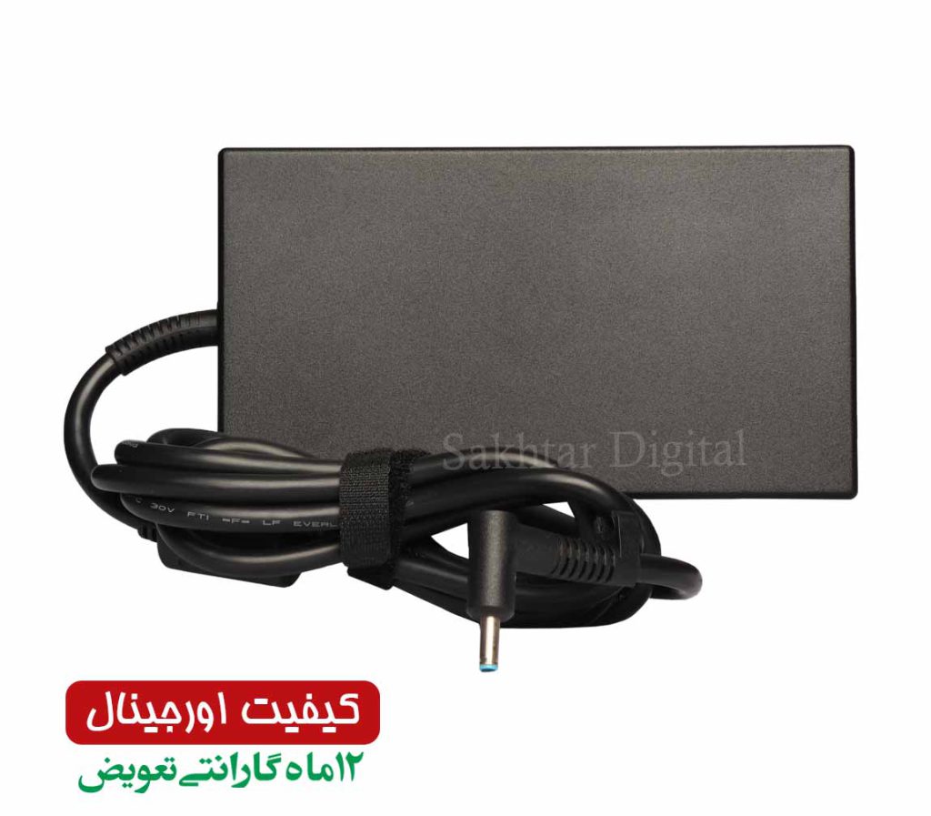 شارژر اورجینال لپ تاپ اچ پی Hp 19.5V 10.3A Pin 4.5*3.0 mm