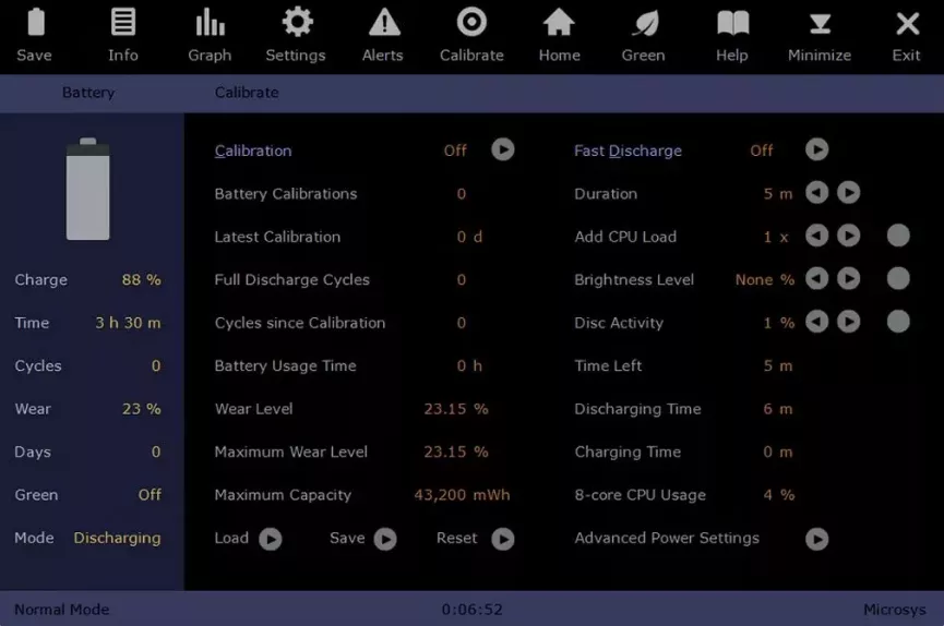 نرم افزار Microsys Smarter Battery